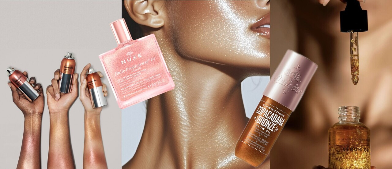 Glow-up sezóny: Trblietavé oleje, mlieka a spreje, ktoré milujeme!