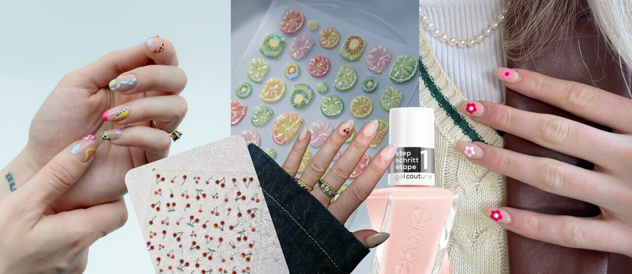 Nude nails, but make it fun: Mini nálepky a detailný nail art vládnu trendom v manikúre. Ako si ich spraviť doma?