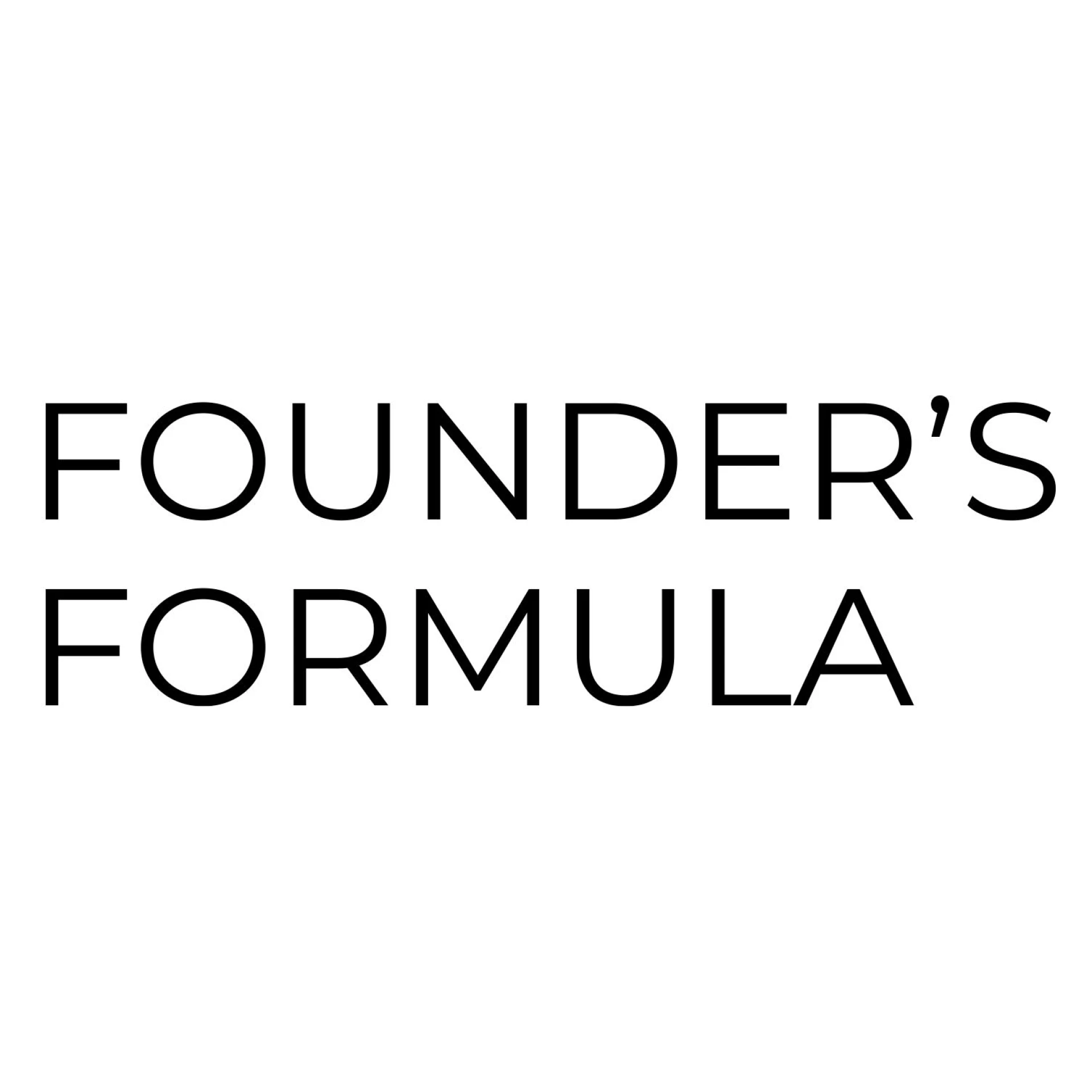 Founder’s Formula